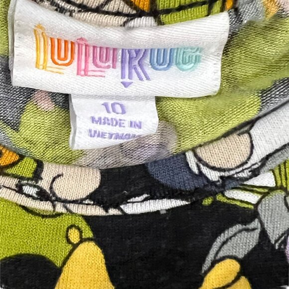 Disney LuLaRoe Girls Mae Size 10 Snow White Dwarfs Dress - Picture 4 of 5